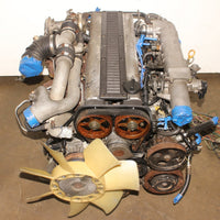 TOYOTA 1JZGTE NON VVTI 2.5L 6CYL TWIN TURBO ENGINE FRONT SUMP JDM MOTOR 1JZ