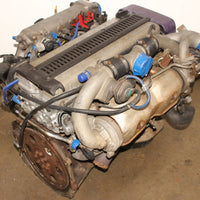 Toyota 1JZGTE Non VVTi 2.5L 6CYL Twin Turbo Engine Front Sump JDM Motor 1JZ
