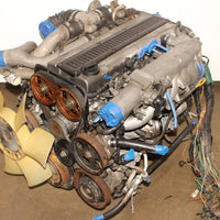 TOYOTA 1JZGTE NON VVTI 2.5L 6CYL TWIN TURBO ENGINE FRONT SUMP JDM MOTOR 1JZ
