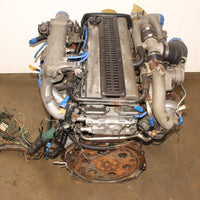 TOYOTA 1JZGTE NON VVTI 2.5L 6CYL TWIN TURBO ENGINE FRONT SUMP JDM MOTOR 1JZ