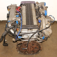 Toyota 1JZGTE Non VVTi 2.5L 6CYL Twin Turbo Engine Front Sump JDM Motor 1JZ