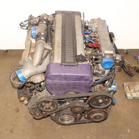 Toyota 1JZGTE Non VVTi 2.5L 6CYL Twin Turbo Engine Front Sump JDM Motor 1JZ